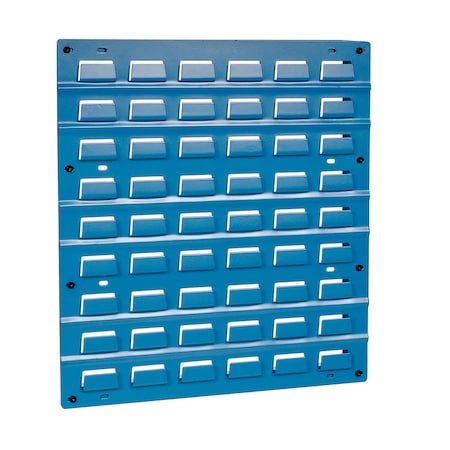Global Industrial Steel Louver Panel, 18 in W x 19 in H, Blue 249288ABL